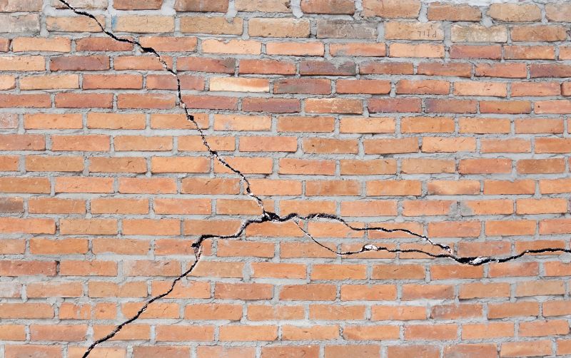 Cracked Brick Wall Repair