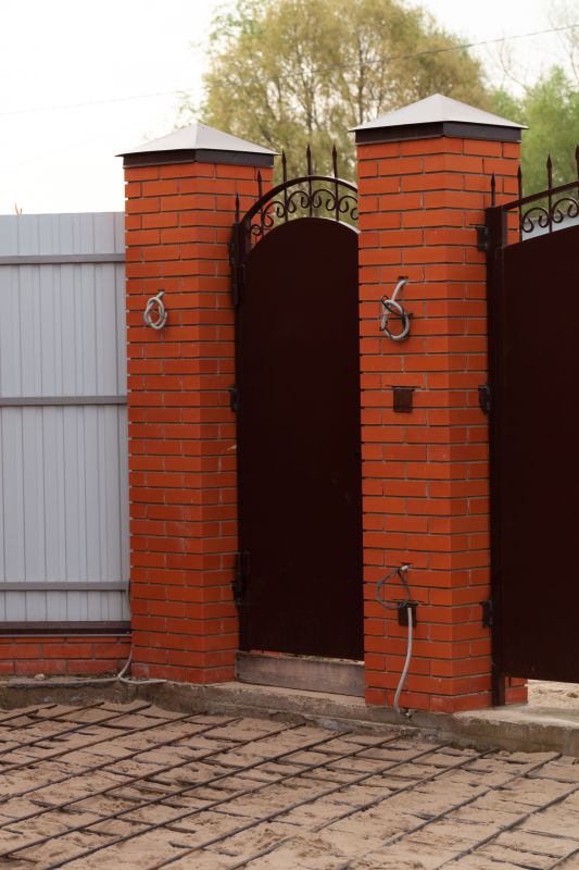 Brick Columns Installation detail